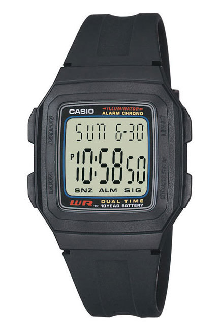 CASIO F 201W-1A  CASIO F 201W-1A